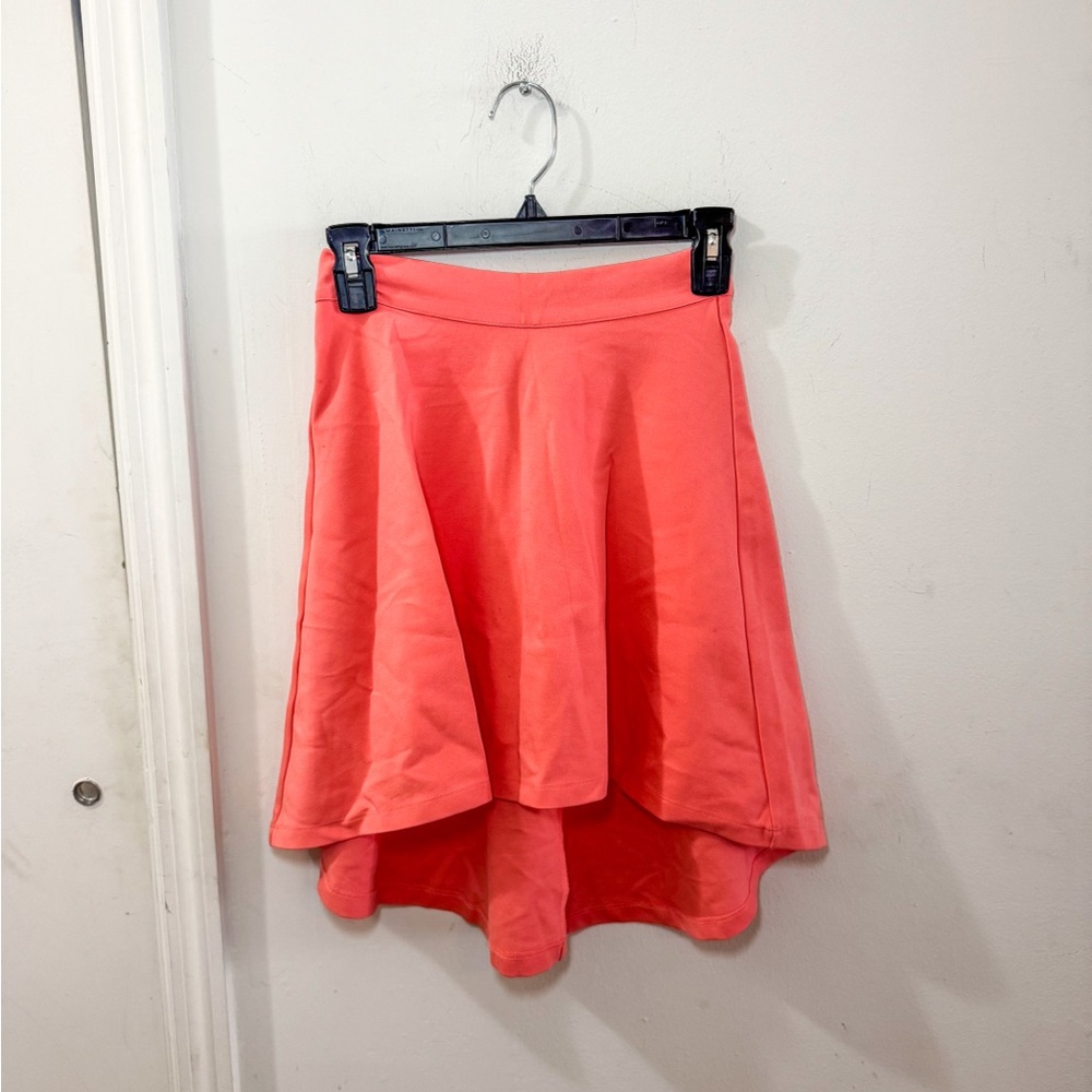 Devlin orange circle skirt, size XS